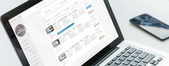 Softwarepakket voor campermakelaars